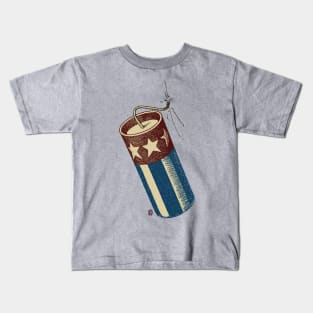 Vintage Firecracker Kids T-Shirt